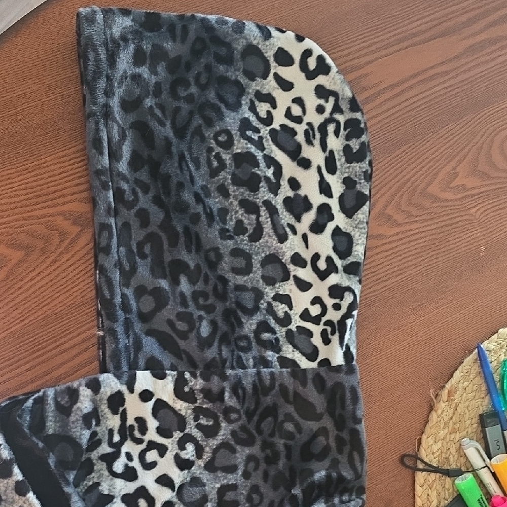 Reversable Handmade Velvet Hood With Attached Scarf